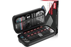 HEYSTOP Étui pour Nintendo Switch 2 Accessoires 2025 Dernier Modèle Protection Housse de Transport Rigide Portable Pochette de Transport pour Nintendo Switch 2 - Intérieur Doux et Poche Filet