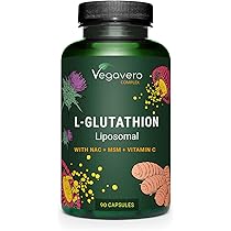 Vegavero L-Glutathione Complex | With Glycin, PureWay-C® Vitamin C Liposomal and MSM | NO Additives | Vegan Vegavero L-Glutathione Complex | With Glycin, PureWay-C® Vitamin C Liposomal and MSM | NO Additives | Vegan