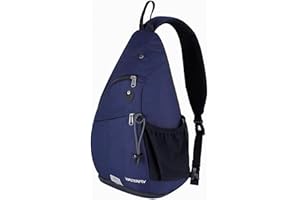 Waterfly Torba na ramię dla mężczyzn i kobiet: Trójkątna torba o dużej pojemności, torba na klatkę piersiową, torba na ramię, plecak do uprawiania sportu i wypoczynku, wędrówek, podróży