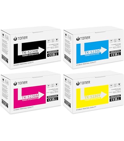 Bubprint TK-5230 4 tonercartridge compatibel als vervanging voor
