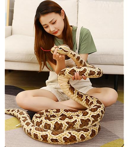 Serpiente De Peluche Gigante De 270 Cm, Cobra XXL Suave Y Kawaii En Verde, Juguete De Gran Tamaño Para Niños Y Niñas