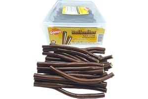 GENERIC Rellenitos Cola Damel - Bandeja con 210 Unid de Regaliz Rellena Coca Cola - DulciPica Cola