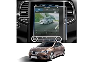 CDEFG Lot de 2 films de protection d'écran compatibles avec Renault Megane 4 2020-2024 - Résistant aux rayures 4H - 9,3" - Easy Link GPS - Megane IV RS 2024