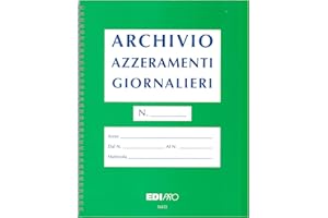 EDIPRO - E6833 - Cartella azzeramenti di cassa f.to 30x23