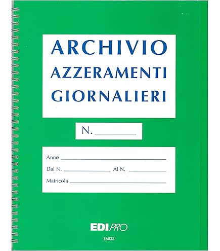 Cartellina Per Azzeramenti Giornalieri - 29,7 X 21 Cm | Modulistica - Foto 9
