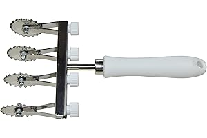 Elettro Center Art.397 Tagliapasta Regolabile, Acciaio Inossidabile, Bianco