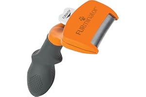 FURminator deShedding-Tool Hund Größe M Kurzhaar - Hundebürste für mittelgroße Hunde zur Entfernung der Unterwolle - Verbessertes Design