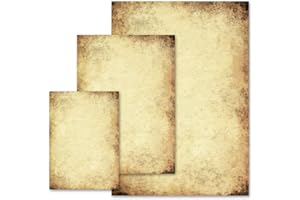 Papier à motif Certificat VIEUX PAPIER 50 feuilles DIN A4 - Paper-Media