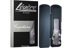 LEGERE Légère Reeds - Bb Clarinet Reed, Signature, Strength 2.75 (BBSS2.75) - Premium Synthetic Woodwind Reed