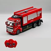 Uzaktan Kumandalı İtfaiye Şarjlı Işıklı Full Fonksiyon Oyuncak Ara&ccedil; Metal Kasa R/C Ara&ccedil; Şehir Aracı