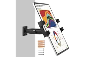 Peastrex Tablet IPad Wand Halterung mit langem Arm 360 Grad verstellbar für 4~13,5 Zoll Tablet Handy, iPad Galaxy Tab, iPhone, Zuhause, Klassenzimmer