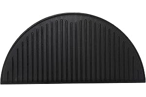 YNNI KAMADO Half Moon Solid Cast Iron Grate for 20" external diameter grills Suitable For Aldi post 2020 Grills TQ20CRP