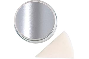 KING OF HALLOWEEN.DE Maquillage aqua premium avec éponge pour fêtes d'enfants, Halloween, carnaval, soirées à thème, clowns vampires zombies (argent)