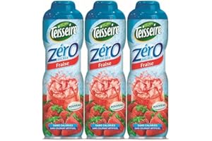 ‎TEISSEIRE 3 Erdbeere 0% Sirup Zucker frei - 3 x 0,6L