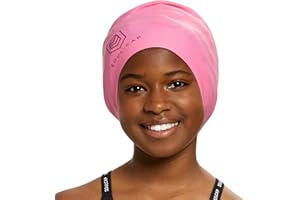 SOUL CAP - Kids Swim Cap – Large Swimming Cap for Children with Long Hair, Braids, Dreadlocks, Weaves, Extensions, Curls & Afros – Silicone