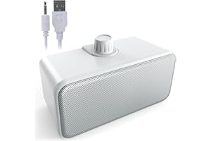 ANSTEN Sprachverstärker für Fernseher, Clear Voice Fernseher Lautsprecher mit 5m Langes Kabel, TV Lautsprecher für Senioren und Hörgeschädigte, Keine Audioverzögerung, Plug and Play