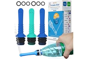 TONELIFE 3PCS-Pack Portable Bidet for Toilet, Travel Bidet-Handheld Shattaf Bidet for Postpartum, Newborn, Baby, Anus, Personal Hygiene, Cleaning, Washing, Outdoor, Camping, Driver, Childbirth Cleaner