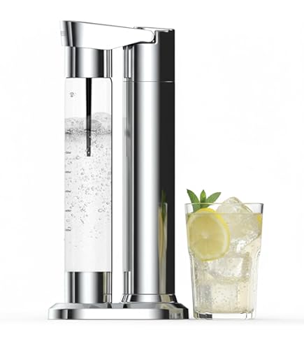 Buy SodaStream Terra Sparkling Water Maker, Sparkling Water Machine 1 L Fizzy Water Bottle Retro Drinks Maker W Bpa Free Water Bottle Quick Connect Co 2 Gas Bottle For Home Carbonated Water Black