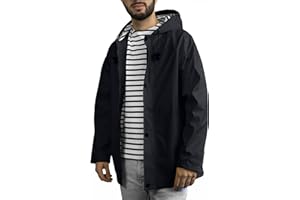 Breizh Ocean - Ciré imperméable Armor, intérieur marinière rayé - Mixte, Homme ou Femme - du XS au 4XL