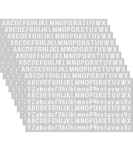 1 Sheet Acrylic Glitter Alphabet Letter Stickers S... - Grandado