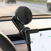 Dexxony MagSafe Uyumlu Ara&ccedil; İ&ccedil;i Telefon Tutucu - Tesla ve T&uuml;m Ara&ccedil; Ekranı Arkası Montaj - 360&deg; D&ouml;nebilen Katlanabilir G&uuml;&ccedil;l&uuml; M