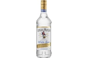 ‎CAPTAIN MORGAN Captain Morgan White Rum | weißer Rum | Karibischer Flair| Ideal für Mojitos & andere Cocktails | 37,5% vol | 700ml Einzelflasche