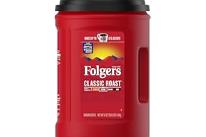 Folgers Classic Roast Medium Ground Coffee 1.44kg Tub Makes up to 400 6 fl oz Cups - Pack of 1