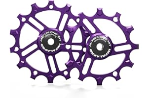 IMPALAPRO - Puleggia Deragliatore Posteriore Ceramica 12T-14T in Alluminio CNC 7075 per 9-12V