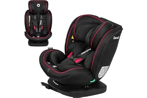 LIONELO Bastiaan i‑Size Bilbarnstol 40‑150 cm (0–36 kg), 360° Svängbar | Grupp 0/1/2/3, ISOFIX & Top Tether, RWF & FWF, R129, Memory Foam Nackstöd, 4 Lutningslägen, 5‑Punktsbä