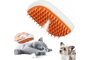 ‎LGOWITHU LgowithU 3 in 1 Katzen Katzen-Dampfbürste,Katzenbürste mit dampf,Katze Pflege Bürste Haustier Haar Entfernung Kammfür Katzen und Hunde zur Haarentfernung