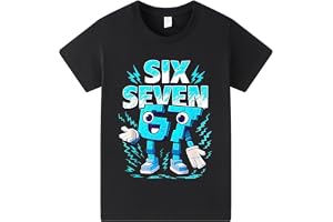 Banxidi 67 t-shirt pojkar flickor 100 % bomull sommar sex sju t-shirt ve dag barn skjortor tryckta sport kortärmad toppar