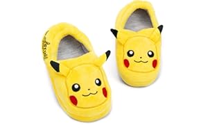 Pokémon Pikachu Zapatillas de Calzado de Carácter del Cabrito Niños y Niñas 3D
