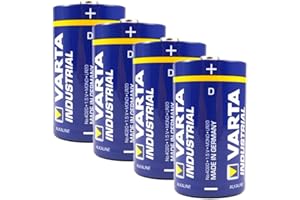 ‎VARTA Varta Batterie 4er-Pack Varta Industrial 4020 Alkaline Mono D / LR20 / MN1300, 481386