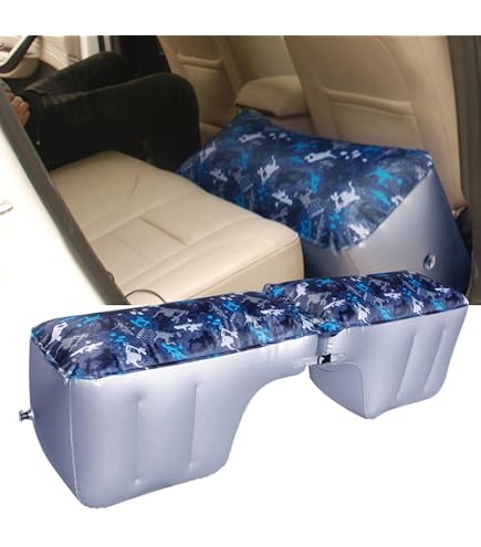 YXRRVING Lit Gonflable Auto Pour Siège Arrière - Matelas Voyage Confort Pour SUV Et Berline - Accessoire Voiture