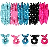Locisne 40pcs=5colori*8pcs flessibile schiuma bigodini di capelli,senza calore bigodini capelli cuscino magico rulli morbidi 