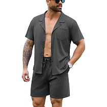 Bresdk Ensemble De Pyjama Pour Homme En Coton Doux à Manches Longues Bresdk Ensemble De Pyjama Pour Homme En Coton Doux à Manches Longues