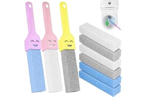 Nadinsta 6pezzi Pietra Pomice Per Wc Con 3 Maniglie, Cleaning Block Wc, Pietra Pomice Detergente Wc, Everdrop Pietra Pulente, Pumice Stone Per Ceramica, Marmo, Bagno, Lavandino, Cucina, Cura Dei Piedi
