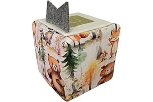 Generische - Schutzhülle - kompatibel/passend für die Toniebox - Schutzhülle Motiv Waldtiere