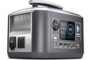[10ms UPS/Fast Charge] BigBlue Portable Solar Generator Cellpowa 600, 537.6Wh Power Station, LiFePO4 Battery Backup with Pass-through Charging, 100W USB-C for Camping/Power Outage/Off-grid Use