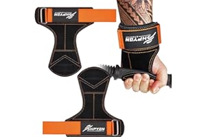 HPYGN Wrist Straps for Weightlifting, Lifting Grips for Deadlift, Powerlifting, Shrugs, Strength Training, Pull Ups, Lifting Straps Gym with Padded Support, Great for Weight Training for Men&Women