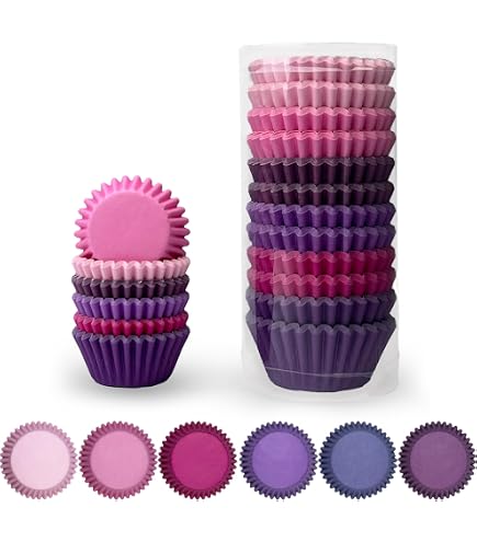 Lot De 1000 Mini Caissettes En Papier Cuisson Marron - Diamètre 2,5cm - Pour Cupcakes, Chocolats, Desserts