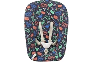 JYOKO KIDS Fodera in Cotone Compatibile con Stokke NewBorn (HAPPY DINO)