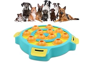 QLOUNI Hundespielzeug Intelligenz Einstellbare Schwierigkeit Intelligenzspielzeug Hundenapf, Snacks Interaktives Hundespielzeug für Kleine, Mittlere, Große Hunde, zum Hundeintelligenz Verbessern