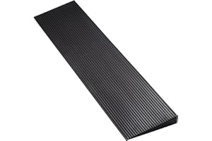 ‎FTSOLID FTsolid Türschwellenrampe 3,5cm Rollstuhlrampe Gummirampe Auffahrrampe Schwellenrampe Bordsteinrampe für Rollstuhl, Kinderwagen, Rollator oder e Scooter