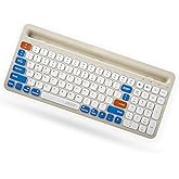 Acer SwiftPRO Multi-Device Bluetooth Wireless Keyboard with Cradle & Numpad | USB-C Rechargeable | 99 Keys, 80H Battery | Compact & Quiet | Compatible
