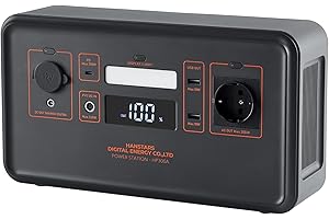 Hanstars Tragbares Powerstation 300W/230V Mobiler Tragbarer Energiespeicher, Mobiles Netzteil für den Außenbereich mit 6-Schnittstellen Ausgangsladung, Notstromversorgung für Zuhause und im Freien