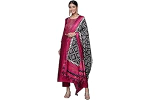 NITIMATTA Kurta Set für Damen mit Dupatta, indischer Stil, Partykleidung, Kurti mit Hose