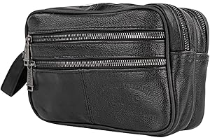 Lois - Bolso de Mano de Hombre. Bolso Mano Hombre Piel. Bolsos para Hombres. Bolso de Mano para Hombre Multifuncional - Bolso de Mano Hombre.