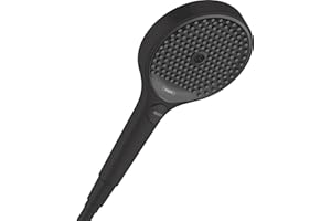 hansgrohe Duschkopf Rainfinity Regendusche (130mm, 3 Strahlarten) Mattschwarz