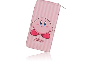 Roffatide Damski portfel na zamek błyskawiczny kopertówka długi portfel podróżny sztuczna skóra portmonetka paszport etui na telefon portfel na karty, Kirby B, Jeden rozmiar, Casual